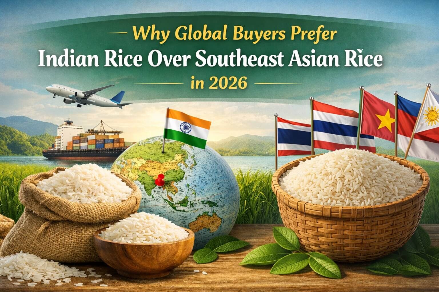 Why Global Buyers Prefer Indian Rice Over Southeast Asian Rice in 2026