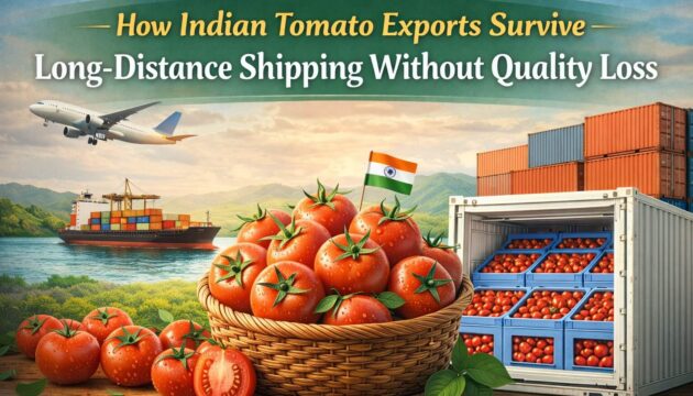 How Indian Tomato Exports Survive Long-Distance Shipping Without Quality Loss