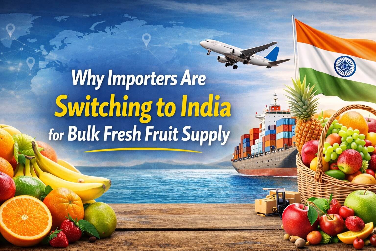 Why Importers Are Switching to India for Bulk Fresh Fruit Supply